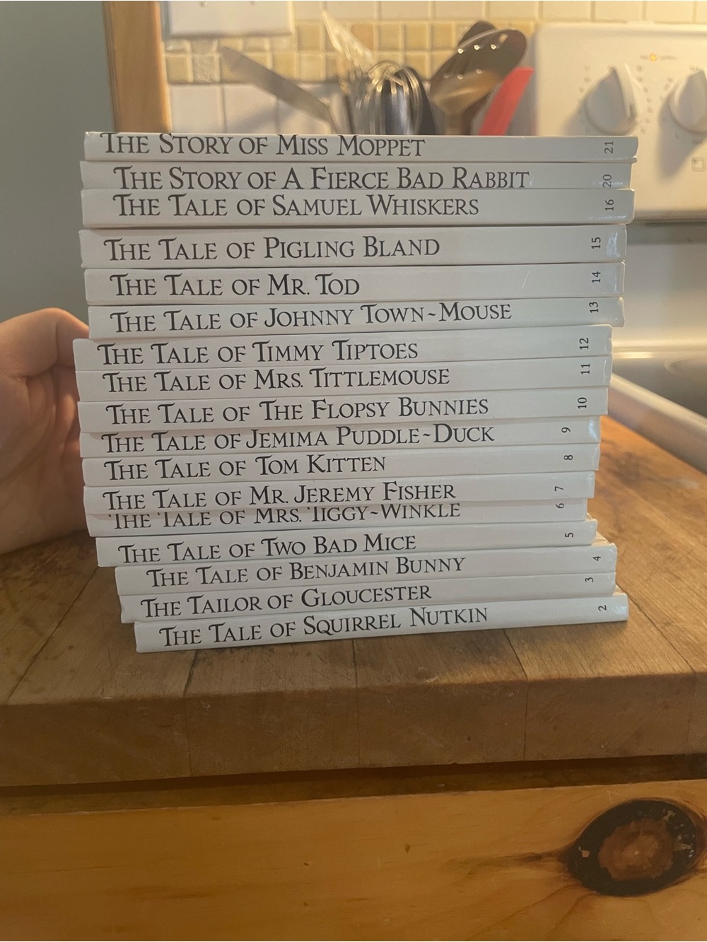 The Original Peter Rabbit Books by Beatrix Potter - White Spines